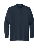 Load image into Gallery viewer, Mock-turtleneck long sleeve 6+oz shirt