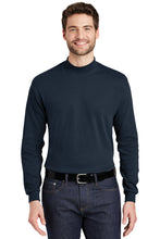 Load image into Gallery viewer, Mock-turtleneck long sleeve 6+oz shirt