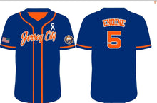 Load image into Gallery viewer, Jersey City Custom Mets inspired Fully sublimated baseball jersey(Pre-Order)