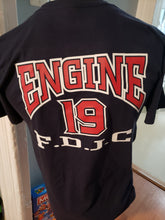 Load image into Gallery viewer, FDJC BRAVESTWEAR Fire Department ENGINE 19 Printed HOODED Sweatshirts (3 styles)