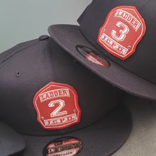 Load image into Gallery viewer, THE SHIELD LEATHER front piece Stretch/flexfitCAP