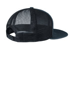 Load image into Gallery viewer, FIre Department Front shield insert styled cap-New Era Stretch Mesh NAVY/NAVY