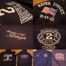 Load image into Gallery viewer, Fire department Custom Embroidered Carhartt ® Rain Defender ® Paxton Heavyweight Hooded Sweatshirt CT100615