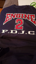 Load image into Gallery viewer, FDJC BRAVESTWEAR Fire Department ENGINE 2 Printed HOODED Sweatshirts (3 styles)