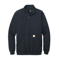 Load image into Gallery viewer, Carhartt 1/4 zip midweight mock neck job shirt/sweatshirt w/ front pocket