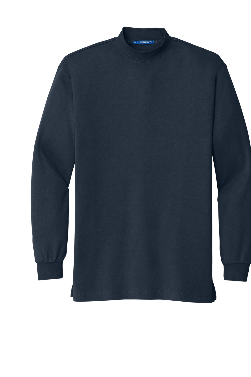 Mock-turtleneck long sleeve 5.5oz shirt