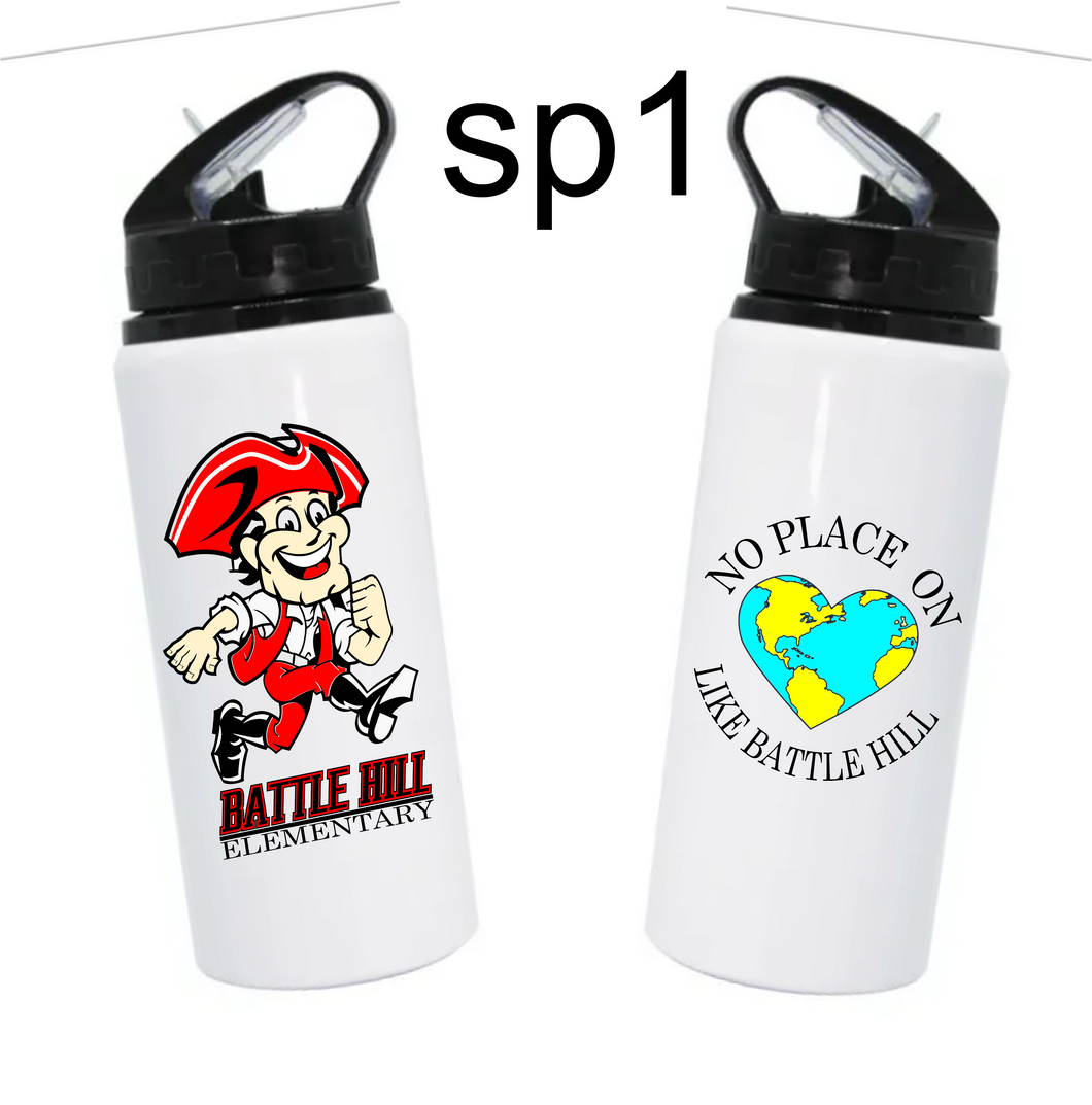 BATTLE HILL ELEMENTARY ALUMINUM DRINK BOTTLE