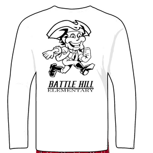 BATTLE HILL ELEMENTARY YOUTH & ADULT LONG SLEEVE ALL PURPOSE T-SHIRT