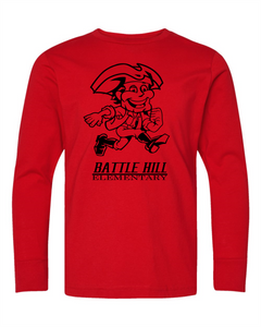 BATTLE HILL ELEMENTARY YOUTH & ADULT LONG SLEEVE ALL PURPOSE T-SHIRT