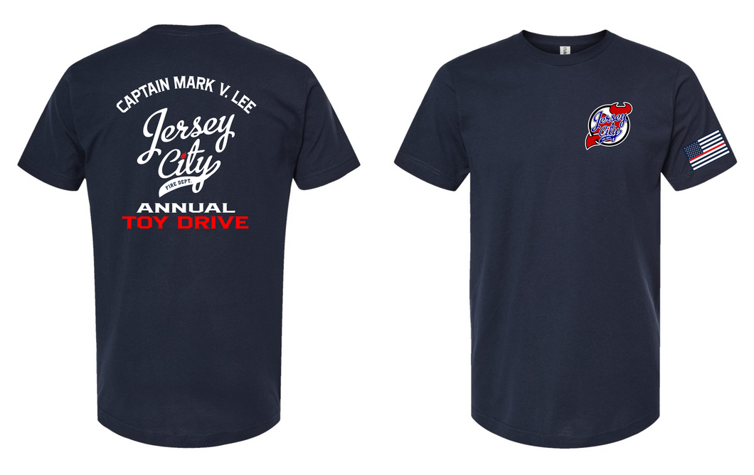 JCFD HOCKEY CHARITY TEE for the Captain Mark V. Lee Toy drive