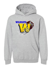 Load image into Gallery viewer, Washington Elementary School ADULT WILDCAT HOODED pullover sweatshirt
