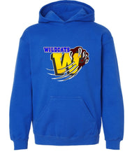 Load image into Gallery viewer, Washington Elementary School ADULT WILDCAT HOODED pullover sweatshirt
