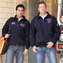 Load image into Gallery viewer, 1/4 zip job shirt (Game Sportswear)CANVAS COLLAR
