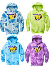 Load image into Gallery viewer, Washington Elementary School ADULT Hooded TIE DYE SWEATSHIRTS (Pullover)
