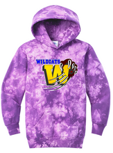 Load image into Gallery viewer, Washington Elementary School YOUTH Hooded TIE DYE SWEATSHIRTS (Pullover)
