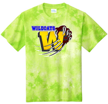 Load image into Gallery viewer, Washington Elementary School  TIE DYE WILDCAT TEE-Youth and Adult
