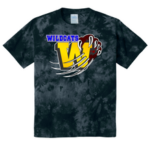 Load image into Gallery viewer, Washington Elementary School  TIE DYE WILDCAT TEE-Youth and Adult
