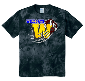 Washington Elementary School  TIE DYE WILDCAT TEE-Youth and Adult