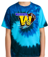 Load image into Gallery viewer, Washington Elementary School  Spiral TIE DYE WILDCAT TEE Youth XS-XL Adult(Sm-4xL)
