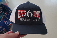 Load image into Gallery viewer, Fire department MESH BACK low profile trucker hat
