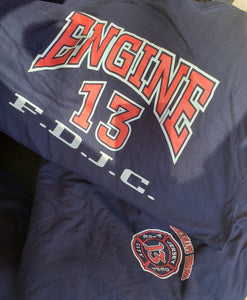 FDJC Printed ENGINE COMPANY Sport Lace Hooded Sweatshirts - 8830-