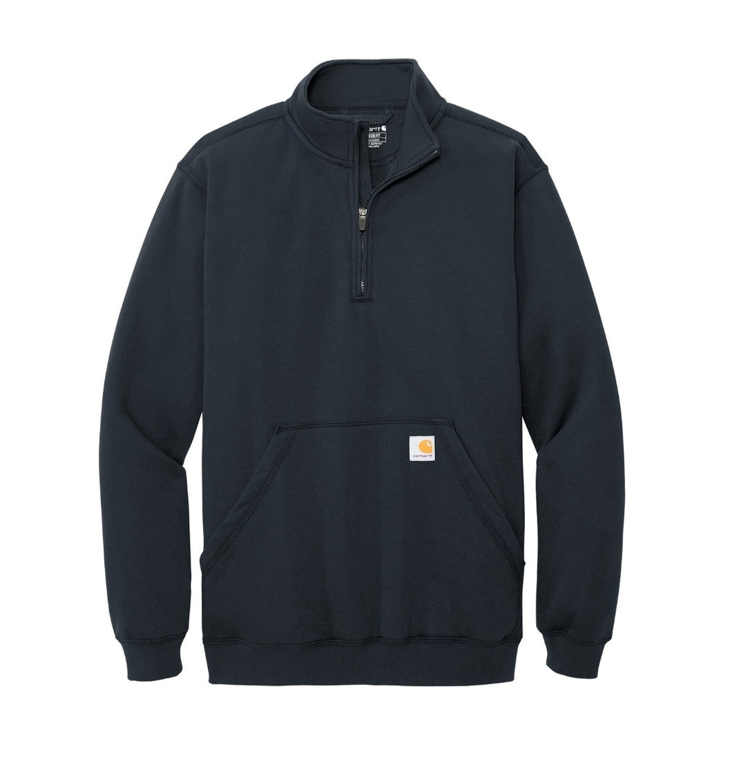 Carhartt 1/4 zip midweight mock neck job shirt/sweatshirt w/ front pocket