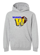 Load image into Gallery viewer, Washington Elementary School ADULT WILDCAT HOODED pullover sweatshirt
